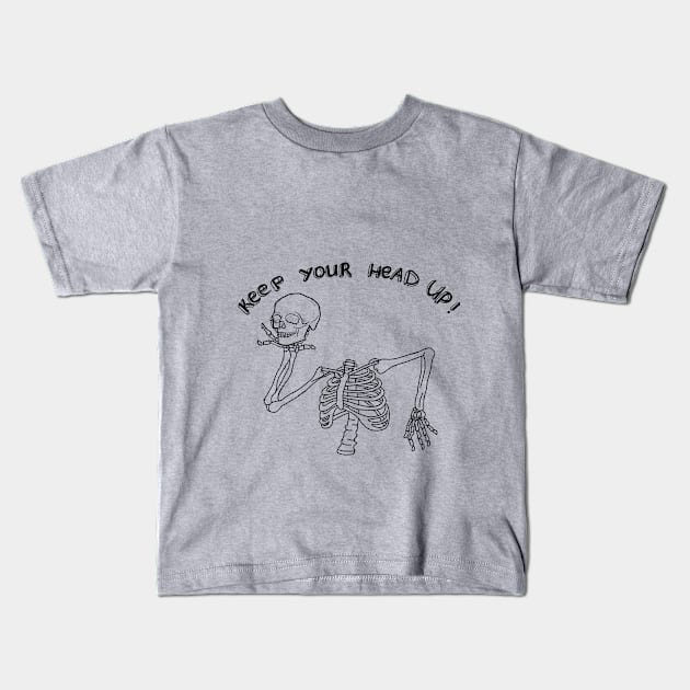 Keep your head up Kids T-Shirt by autumnwitch